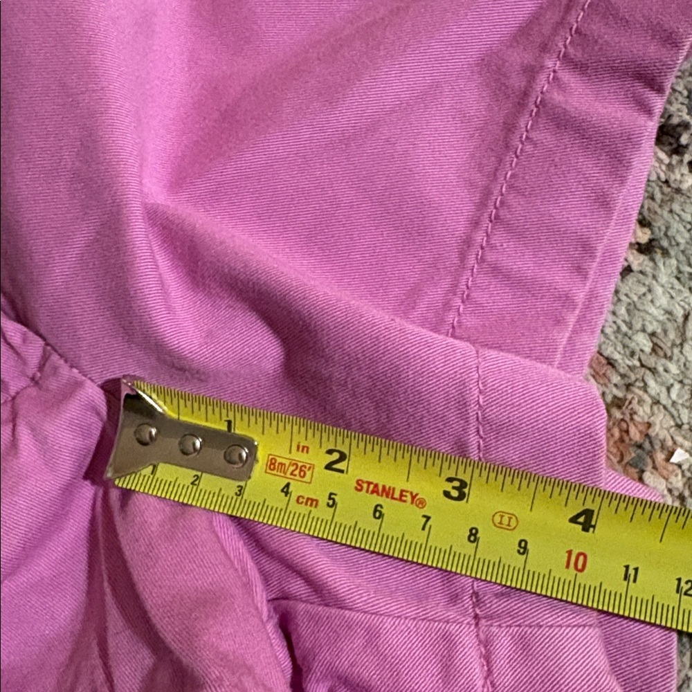 Women’s J. Crew chino shorts. Size 12 and color purple - Picture 5 of 8